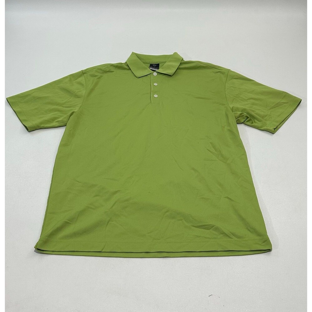 Nike Men's Polo Shirt Lime Green‎ Dri-FIT UV Performance Golf Sport, Size L